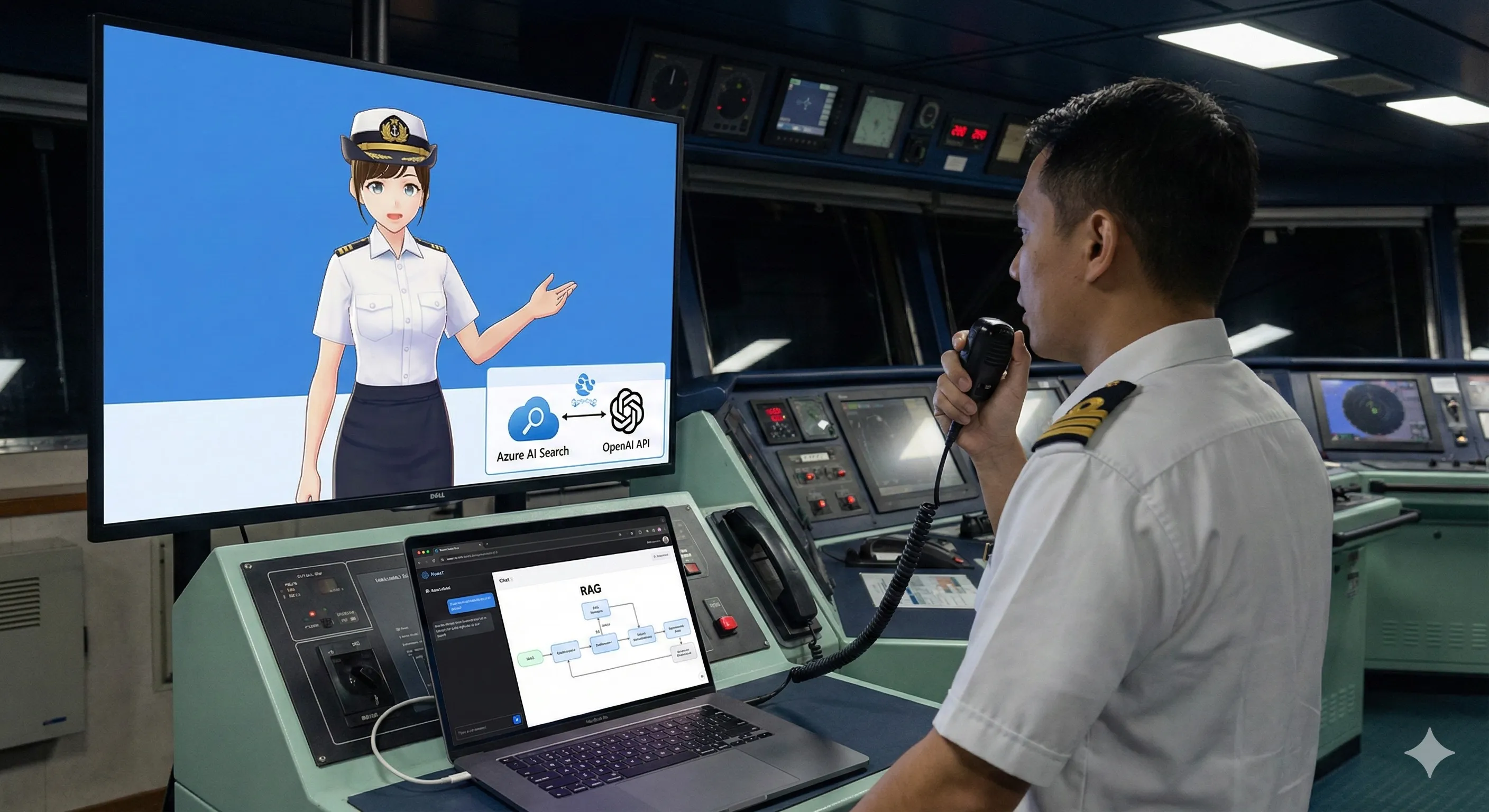 防衛関連機関向けAIアバター対話システム